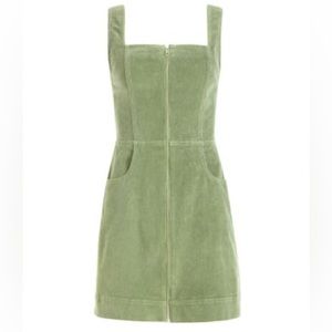 Alice + Olivia RENITA CORDUROY MINI DRESS